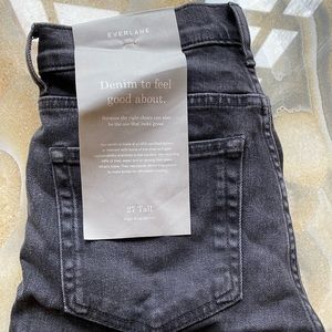 NWT Everlane High Rise Skinny, 27 TALL